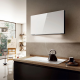 ELICA Campana decorativa  PLAT WH/F/80. PRF0165712A. Ancho 80 cm, Blanco, Clase A